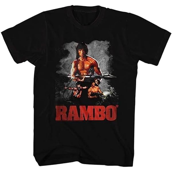 Amazon | Rambo III ジョン・ランボー Tシャツ | Tシャツ・カットソー 通販